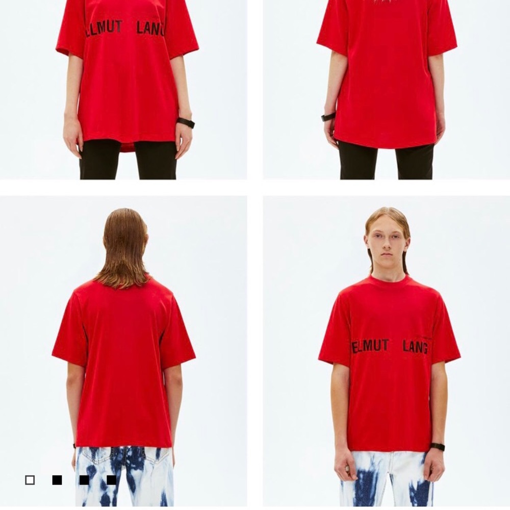 Helmut Lang Campaign T-shirt